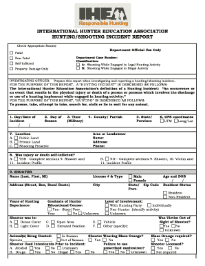 Hunting Incident Report