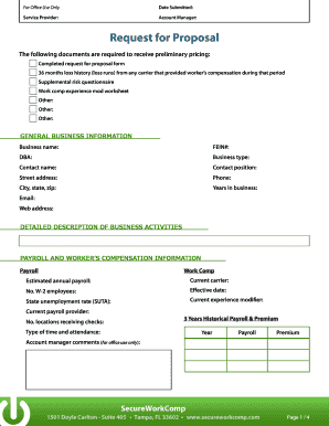 Request for Proposal