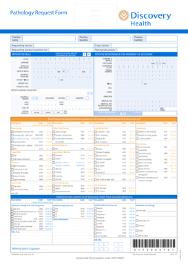 Pathology Request Form