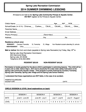 SWIMMING REGISTRATION FORM 2014 - REV.doc - springlakeschools