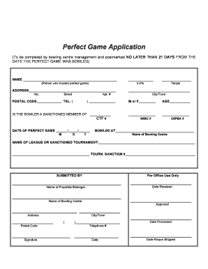 Perfect Game Application