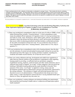 HUD Form 27300 Questionnaire