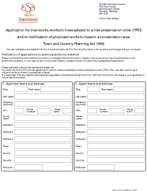 UK Tree Works Application Form