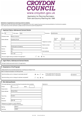 UK Planning Permission Application