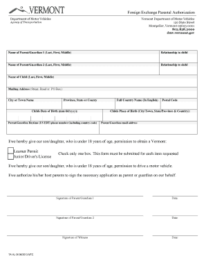 Printable medical consent form for minor traveling without parents - parental authorization form