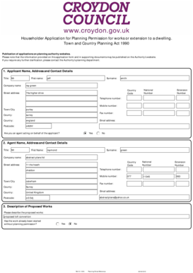 Householder Application for Planning Permission