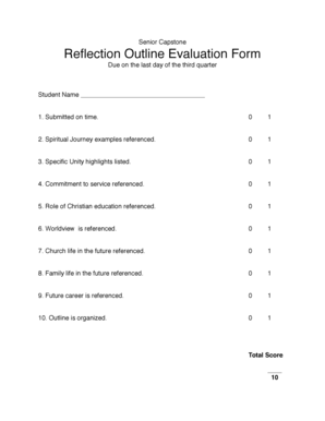 Worksheet outline - Capstone Outline Rubric - Unity Christian High School - unity pvt k12 ia