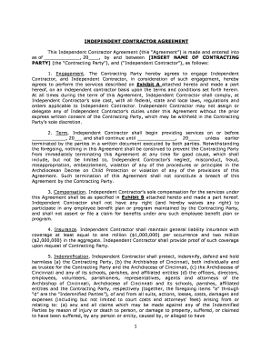 Independent Contractor Agreement