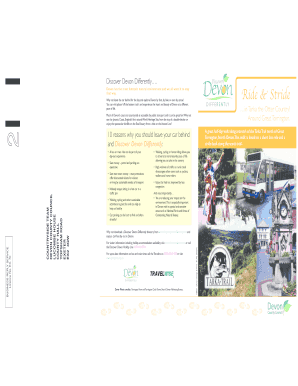 Ride and Stride Torrington Survey