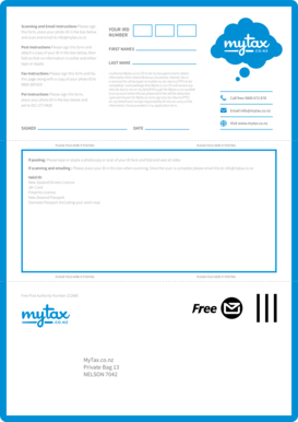 New Zealand Tax Agent Authorization Form