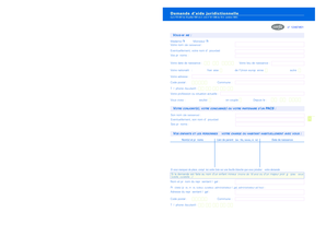 Demande d’aide juridictionnelle