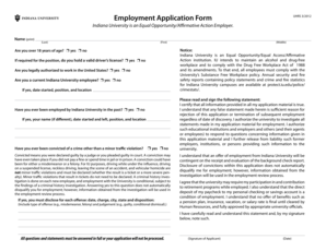 Employment Application Form - Indiana University Northwest - iun