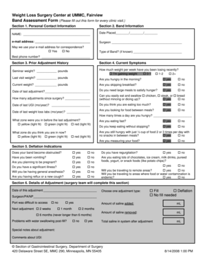 Band Assessment Form