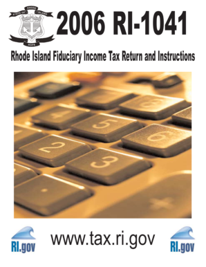 Rhode Island Fiduciary Income Tax Return