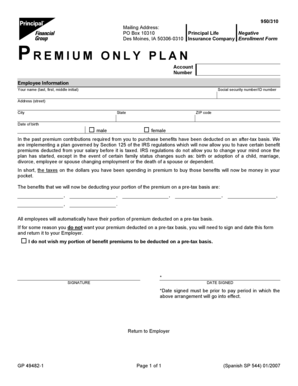 Insurance Company Enrollment Form