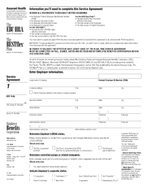 Assurant Health Service Agreement