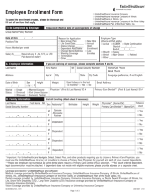 Employee Enrollment Form