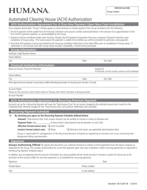 ACH Authorization Agreement