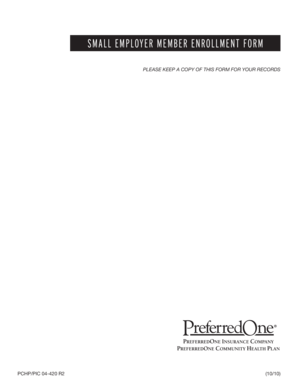 Small Employer Member Enrollment Form