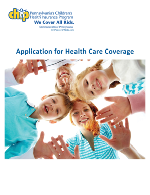 Pennsylvania CHIP Health Insurance Application