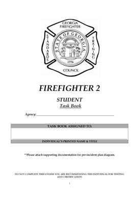 Firefighter 2 Task Book