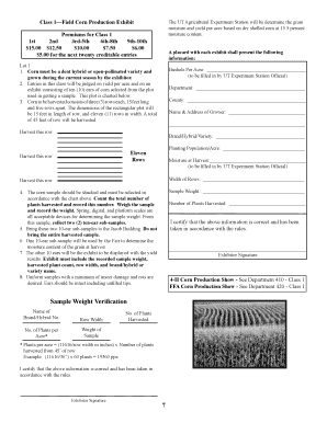 Tennessee Valley Fair Horticulture Entry Form