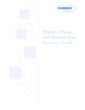 CarMax Volunteer Project and Donation Drive Guide
