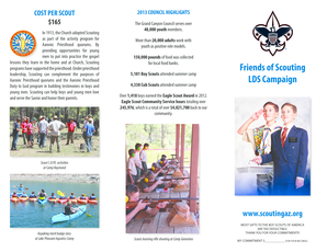 Grand Canyon Council Friends of Scouting Donation Form