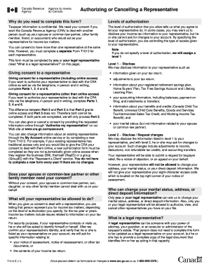 Canada Revenue Agency Form T1013