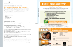 Diabetes Control Program Enrollment Form