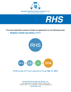 Radiation Health and Safety Exam Application