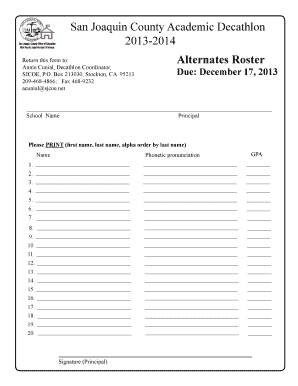 annie cunial san joaquin form