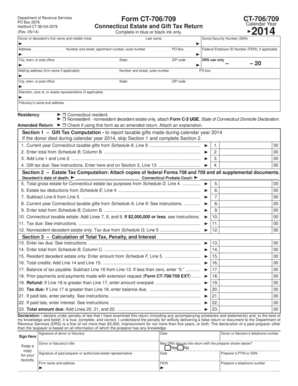 Connecticut Estate and Gift Tax Return