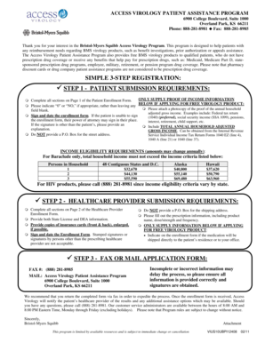 Bristol-Myers Squibb Access Virology Patient Assistance Program