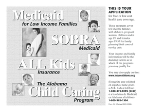 Alabama Medicaid Application Form