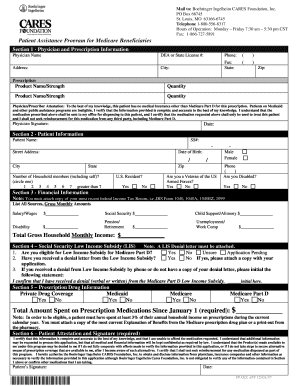 Patient Assistance Program Application