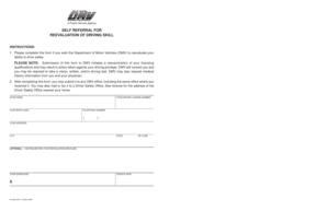California DMV Driving Skill Reevaluation Form