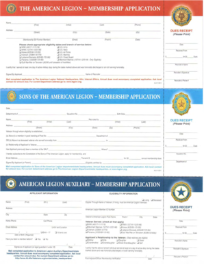 American Legion Membership Application