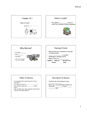Credit Application and Management Guide
