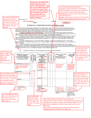 Bankruptcy Schedule D - Creditors Holding Secured Claims