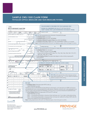 CMS-1500 Claim Form