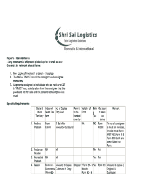 ups commercial invoice form
