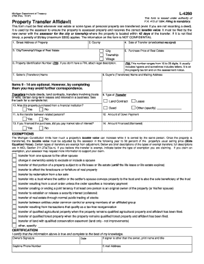 Forms Menu Main Menu Reset Form L-4260 Michigan Department of Treasury 2766 (Rev - eatoncounty