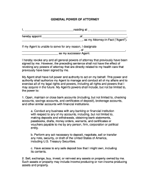 General Power of Attorney