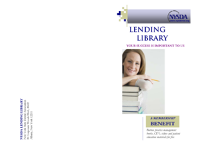 NYSDA Lending Library Application Form