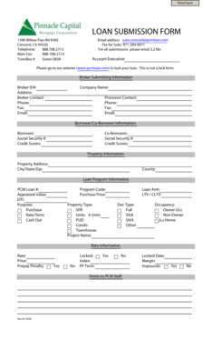 Loan Submission Form