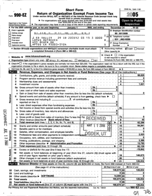 Form 990-EZ 2005