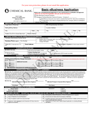 Chemical Bank eBusiness Application