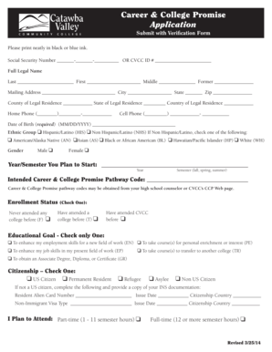 Career & College Promise Application