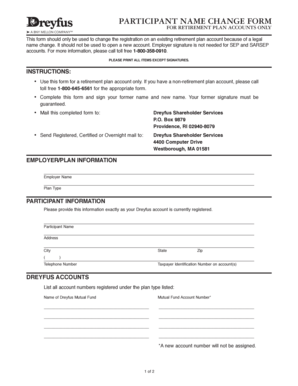 Property tax name change application letter in marathi - PARTICIPANT NAME CHANGE FORM - Dreyfus